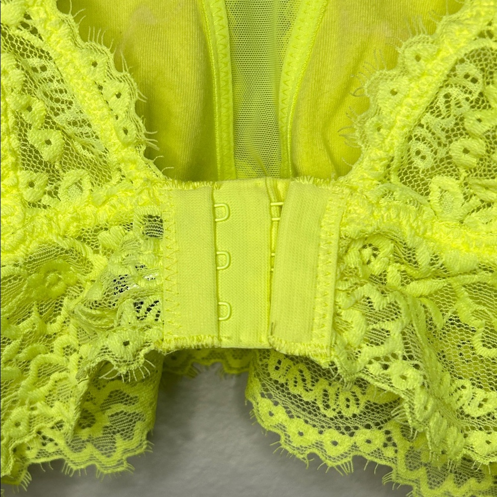 Aerie Neon Yellow Lace Bralette - Picture 6 of 7